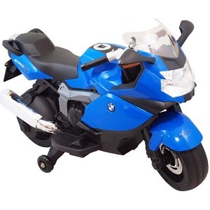 Baby Mix dětská elektrická motorka BMW v modrém provedení