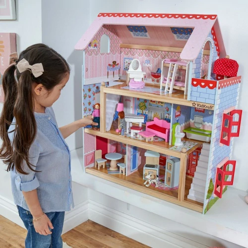 Dřevěný domeček pro panenky KidKraft Chelsea