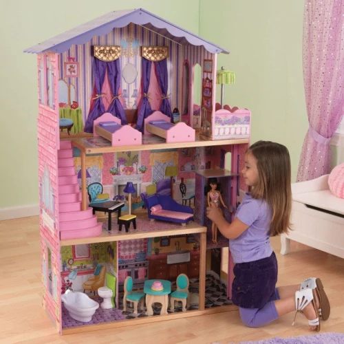 Dřevěný domeček pro panenky My Dream Mansion od KidKraft