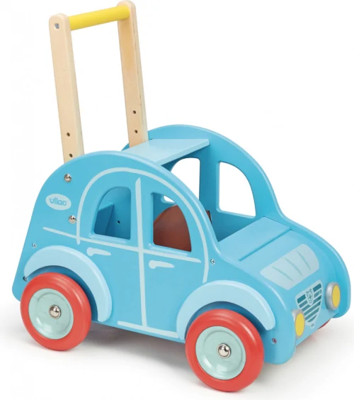 Dřevěné dětské chodítko Vilac Retro auto