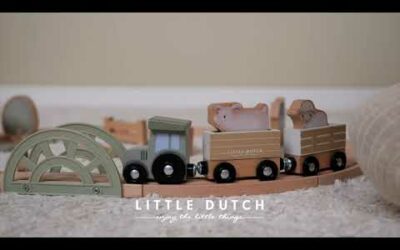 Little Dutch Vláčkodráha dřevěná Farma