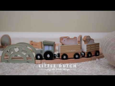 Little Dutch Vláčkodráha dřevěná Farma
